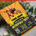16+ Free The Incredibles Birthday Invitations on Canva (2026 Update) – Cute New Designs You’ll Want to Download
