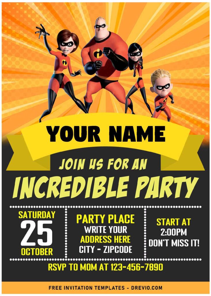 Free Editable PDF The Incredible Lego Invitation Templates