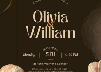 (Free) 10+ Ethereal Elegance Canva Wedding Invitation Templates