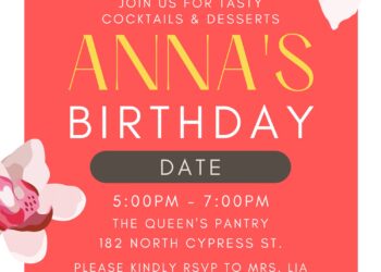 FREE EDITABLE - 11+ Stargazer Lily Canva Birthday Invitation Templates