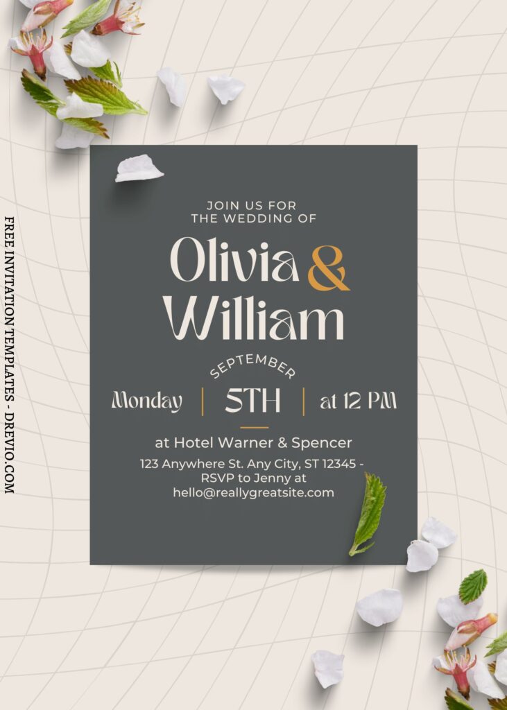 11 Flower Petals Canva Baby Shower Invitation Templates E
