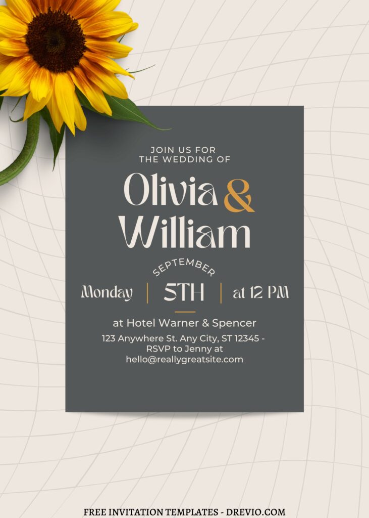 11 Flower Petals Canva Nuptials Invitation Templates E