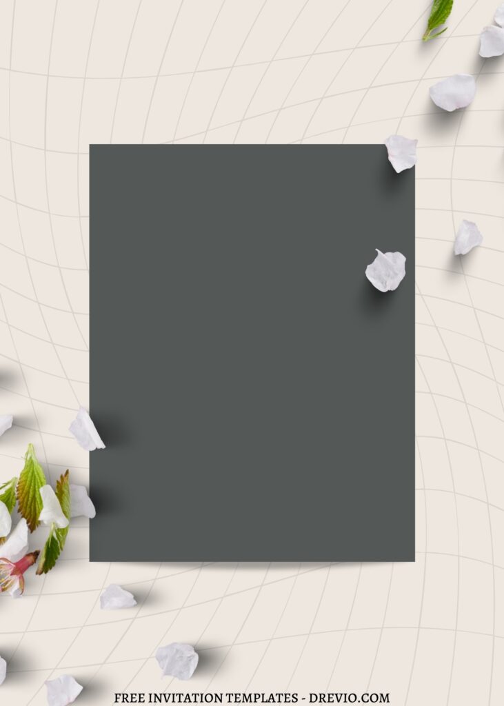 11 Luxury Flower Petals Canva Invitation Templates