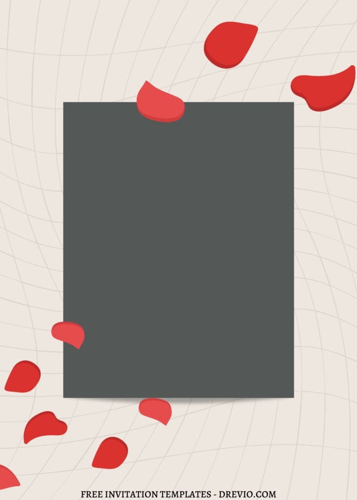11 Minimal Flower Petals Canva Invitation Templates