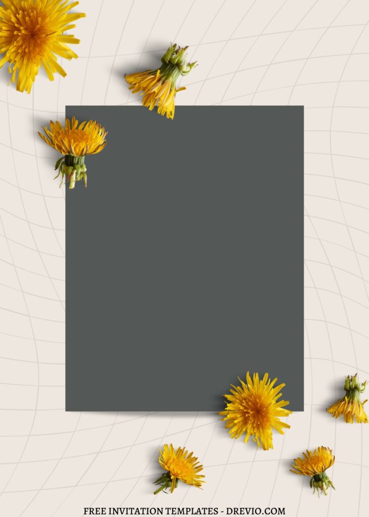 11 Simple Flower Petals Canva Invitation Templates