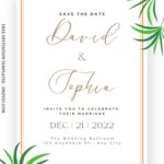 (Free) 7+ Summertime Rustic Romance Canva Wedding Invitation Templates