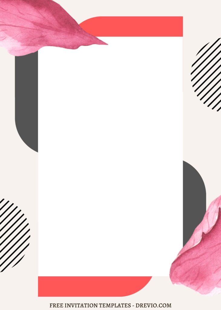 FREE EDITABLE - 8+ Modern Simplicity Canva Wedding Invitation Templates with beautiful geometric shape design