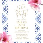FREE EDITABLE – 8+ Dreamy Spanish Tile & Floral Canva Invitation Templates