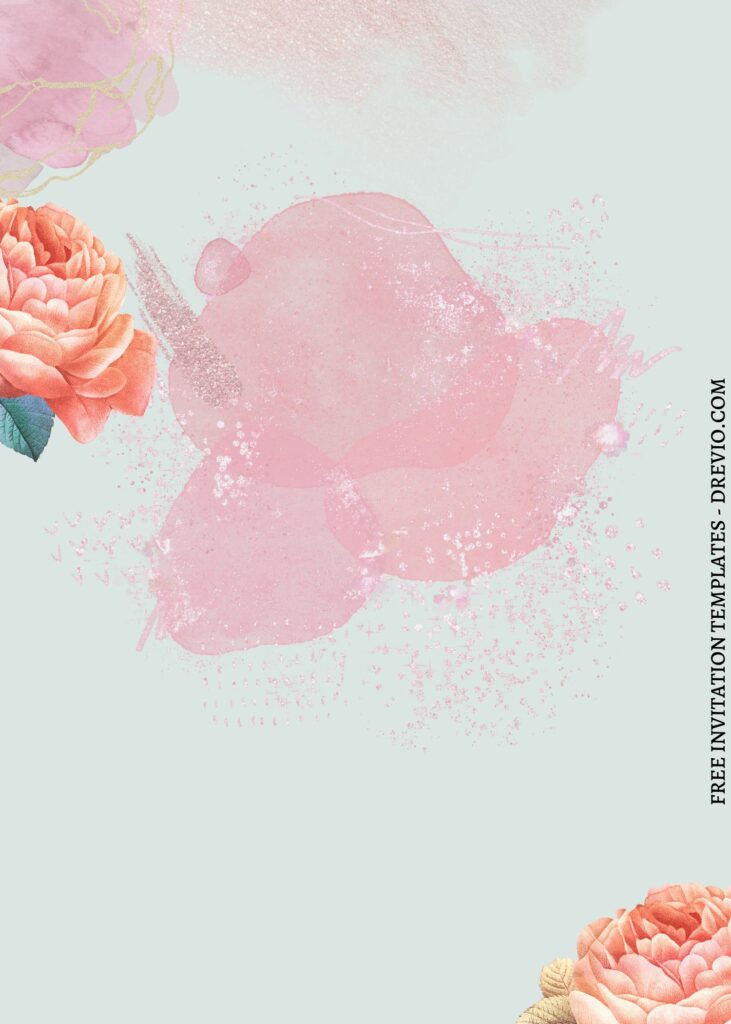 9 Luxury Modern Floral Canva Invitation Templates