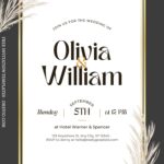 FREE EDITABLE – 9+ Romantic Boho Canva Nuptials Invitation Templates