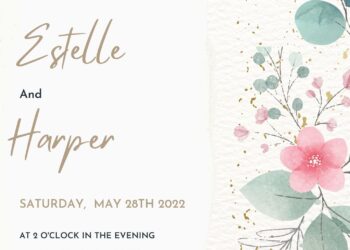 ( Free ) 11+ Watercolor Botanical Canva Wedding Invitation Templates