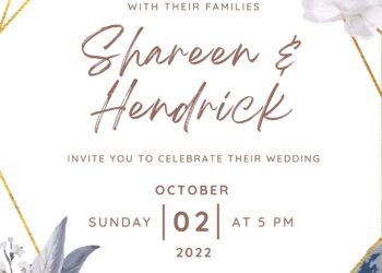 ( Free ) 7+ White Peony Canva Wedding Invitation Templates