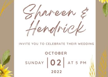( Free ) 8+ Happy Sunflower Canva Wedding Invitation Templates