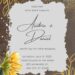 ( Free ) 8+ Shining Sunflower Canva Wedding Invitation Templates