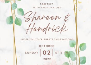 ( Free ) 8+ Splash of Pink Canva Wedding Invitation Templates