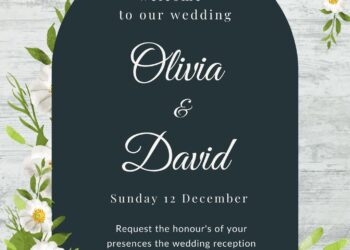 ( Free ) 8+ White Watercolor Floral Canva Wedding Invitation Templates