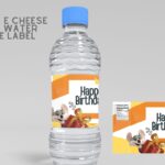 (Free Editable) Chuck E Cheese Canva Birthday Water Bottle Labels