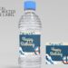 (Free Editable) Nautical Themes Canva Birthday Water Bottle Labels