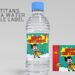 (Free) Teen Titans Canva Birthday Water Bottle Labels