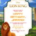 Free Lion King Birthday Invitations