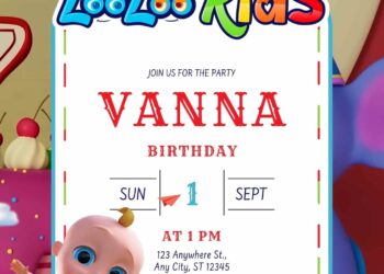 Free LooLoo Kids Birthday Invitatons