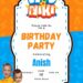 Vlad and Niki Birthday Invitations