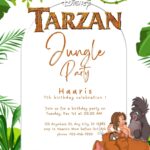 18 Tarzan Invitation Designs Before & After My Latest Update (Printable & Editable Canva)