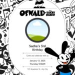 14+ FREE Oswald the Lucky Rabbit Birthday Invitation Templates (Canva Editable 2026)