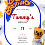 FREE – 16+ The Koala Brothers Canva Birthday Invitation Templates