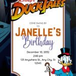 18+ Free DuckTales Birthday Invitation Templates (Canva Update 2026) That Every Kid Will Love