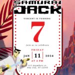 18+ Samurai Jack Canva Birthday Invitation Templates