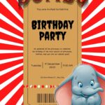 FREE Editable Dumbo Birthday Invitation Ideas: 16+ Canva Templates (2026)