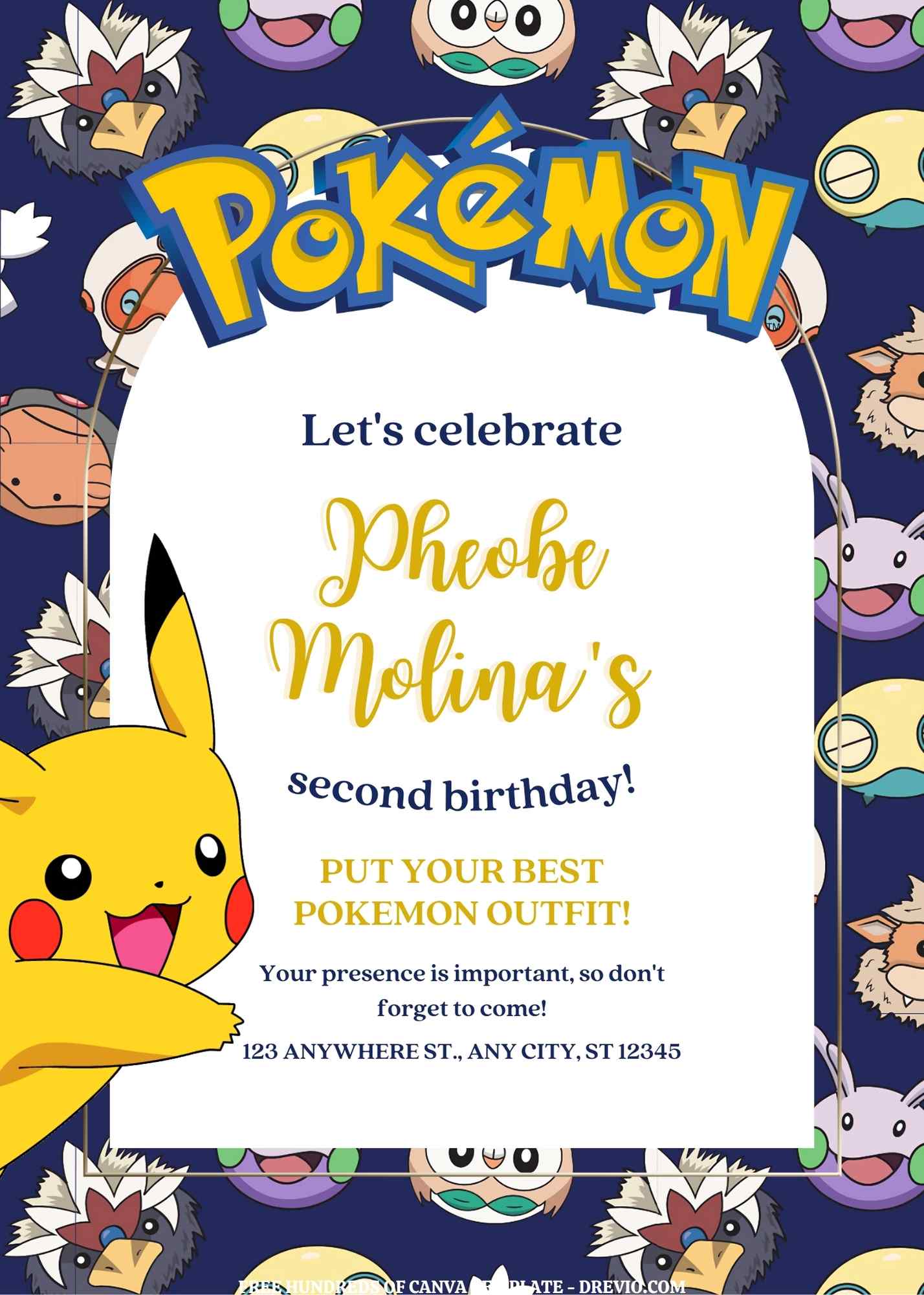 I Reworked My Pokemon Invitation & They're Actually Cute Now