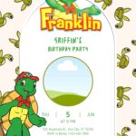 FREE – 22+ Franklin the Turtle Canva Birthday Invitation Templates