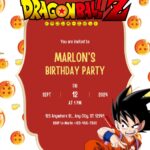 FREE – 14+ Dragon Ball Canva Birthday Invitation Templates