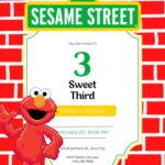 18+ Sesame Street Canva Birthday Invitation Templates