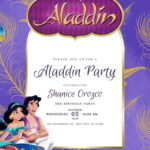 Updated 18+ Aladdin Birthday Invitation Templates You Can Edit in 5 Minutes