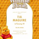 FREE EDITABLE –  18 Winnie the Pooh Canva Templates