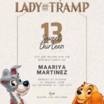 FREE EDITABLE – 16 Lady and the Tramp Canva Templates
