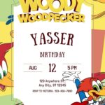 FREE 20+ The Woody Woodpecker Birthday Canva Invitation Templates