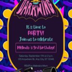 FREE – 18+ Darkwing Duck Canva Birthday Invitation Templates