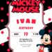 Free Mickey Mouse Birthday Invitations