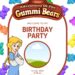 Free Adventures of the Gummi Bears Invitations with Group in the Background