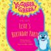 Free Yo Gabba Gabba Birthday Invitations with Yellow Pattern in the Background
