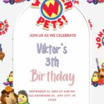 FREE – 22+ Wonder Pets Canva Birthday Invitation Templates