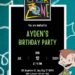 Free ChalkZone Birthday Invitation Templates with Board in the Background