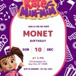22+ Kate and Mim-Mim Canva Birthday Invitation Templates