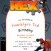 Free Generator Rex Birthday Invitations