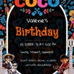 16+ Disney Coco Birthday Invitation Templates Free on Canva | Updated for 2026