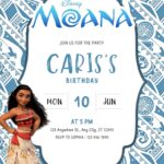 FREE EDITABLE – 16 Moana Canva Templates